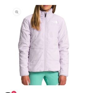 The North Face Lavender Reversible Girl Jacket